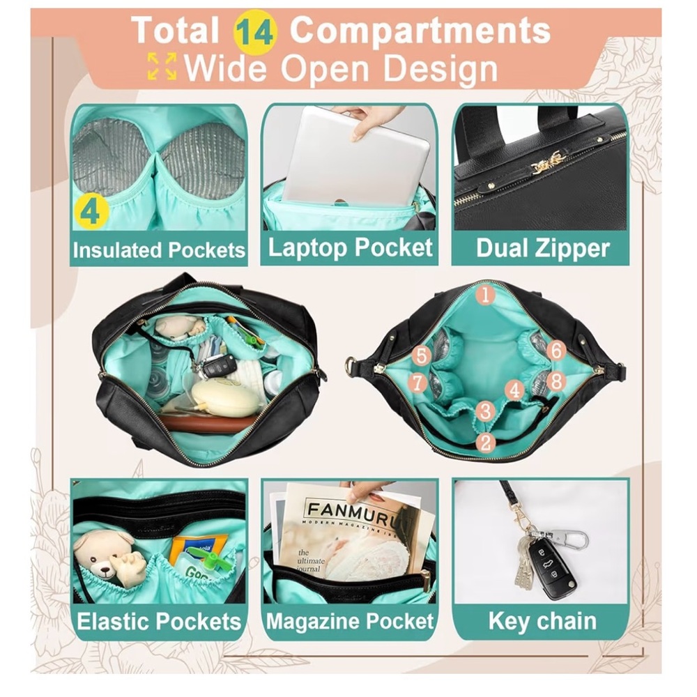 Mominside Boho Diaper Bag - Picture 8 of 11